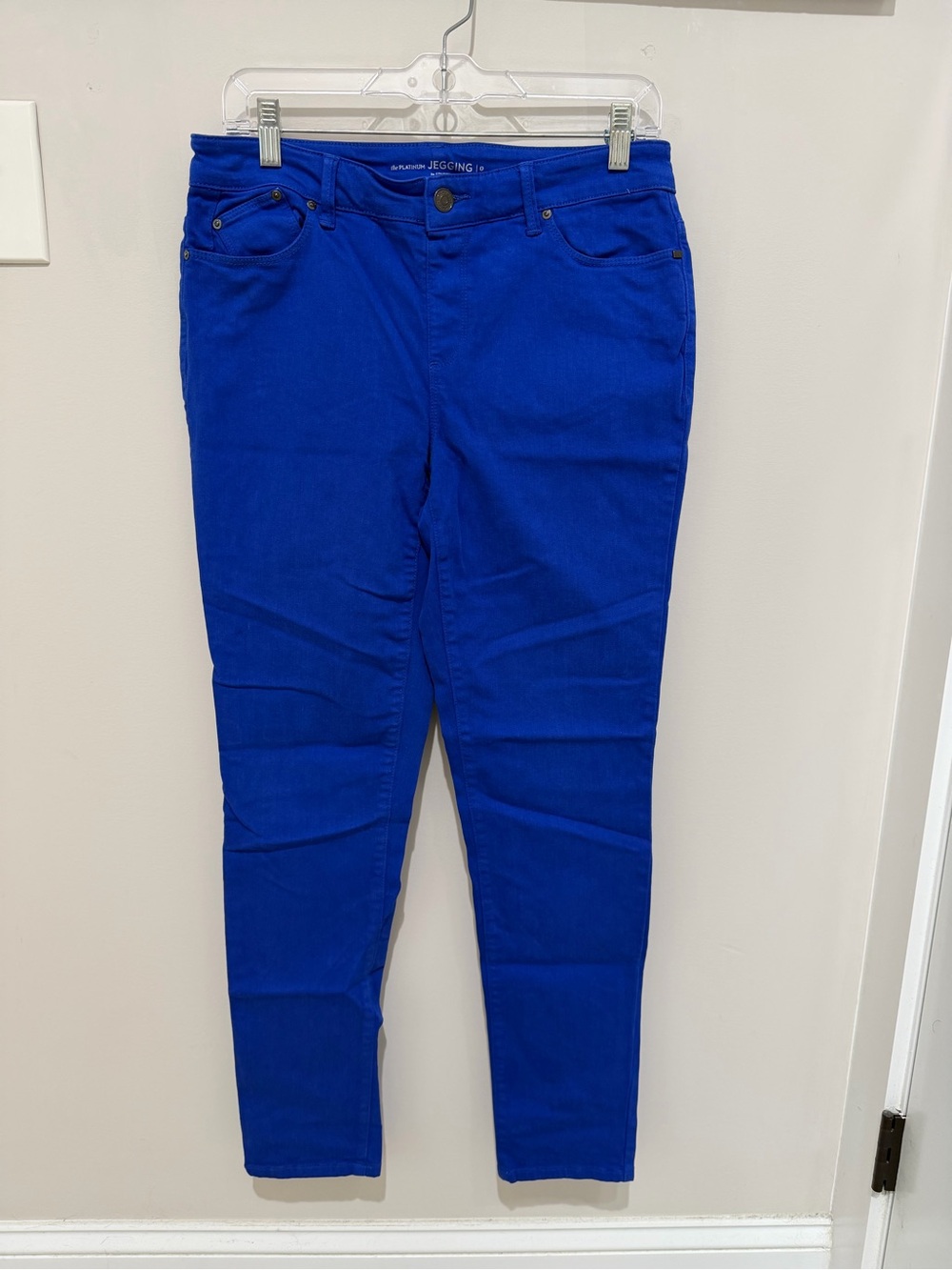 Chico’s Platinum Jegging Bright Blue Women’s Chicos Size 0 (USEquivalent 6-8)